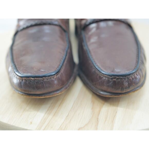 Bruno Magli Loafers Men\'s Size 9 W‎ Brown Made in Italy main image 15